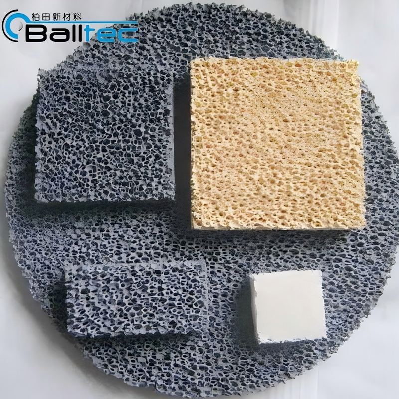 Ceramic Foam Filter High Strength Heat Resistant Honeycomb Porous Zirconia Ceramic Foam Filter